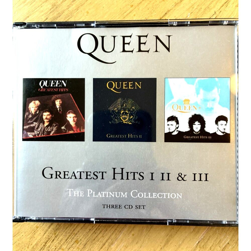 Queen Greatest Hits 1,2, 3 The Platinum Collection Three CD Set Rock 70s 80s